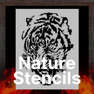 Nature-Stencils-for-Airbrushing-Textures-and-Wildlife-Effects SprayGunner
