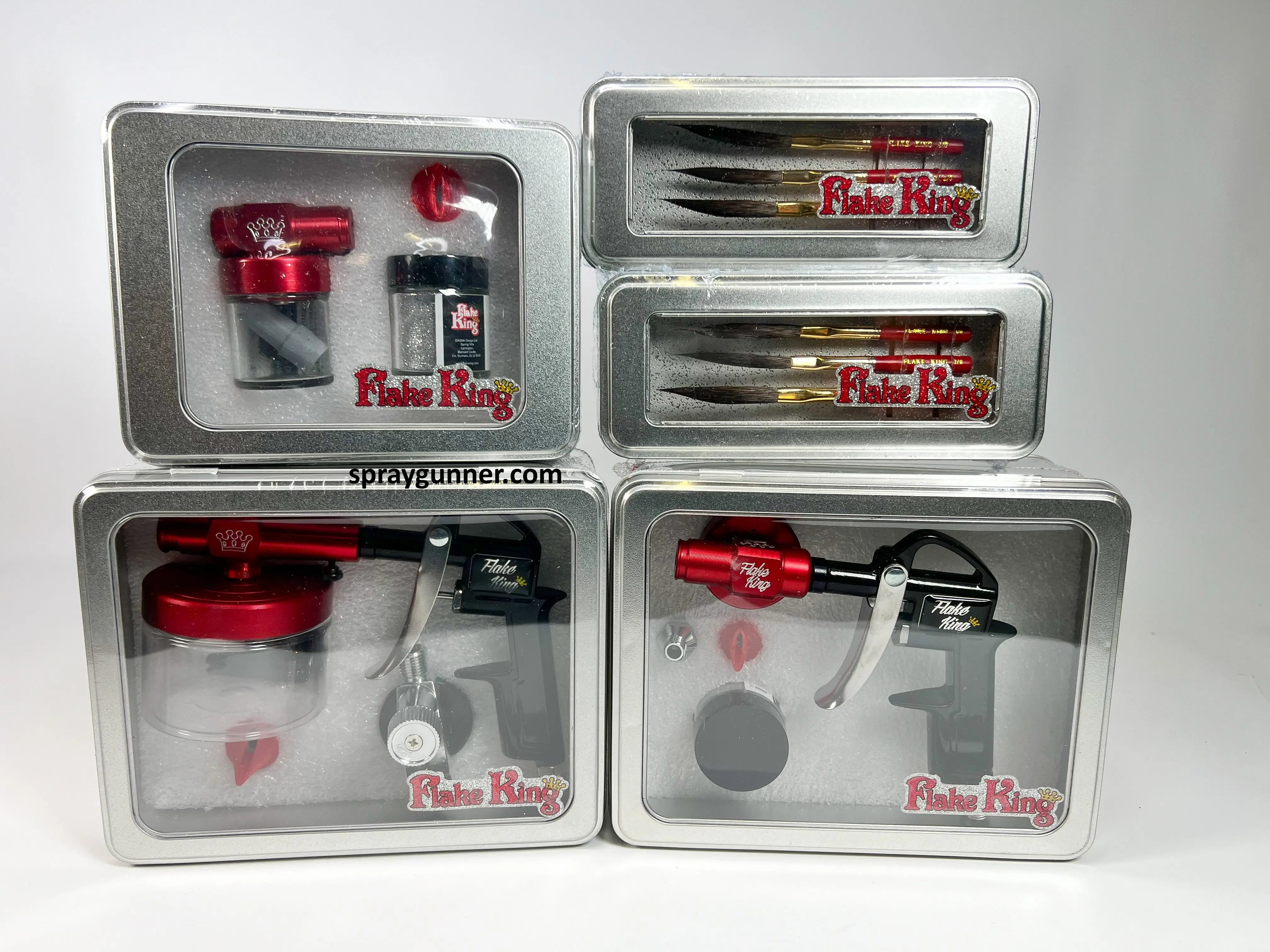 Flake King dry spray flake guns fast shipping in USA by SprayGunner