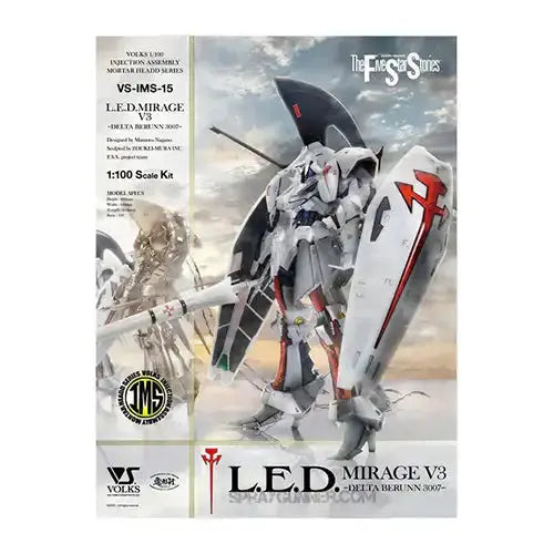 IMS 1/100 L.E.D. MIRAGE V3 =Delta Berunn 3007= Model Kit VOLKS USA INC.