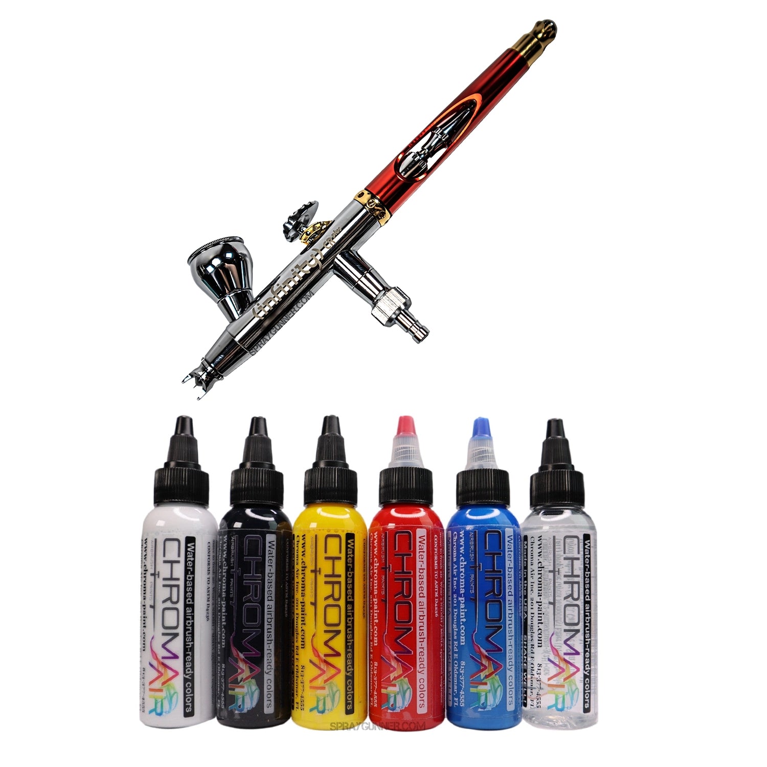 Harder & Steenbeck NEW INFINITY 2024 CRplus Solo airbrush model with options - SprayGunner