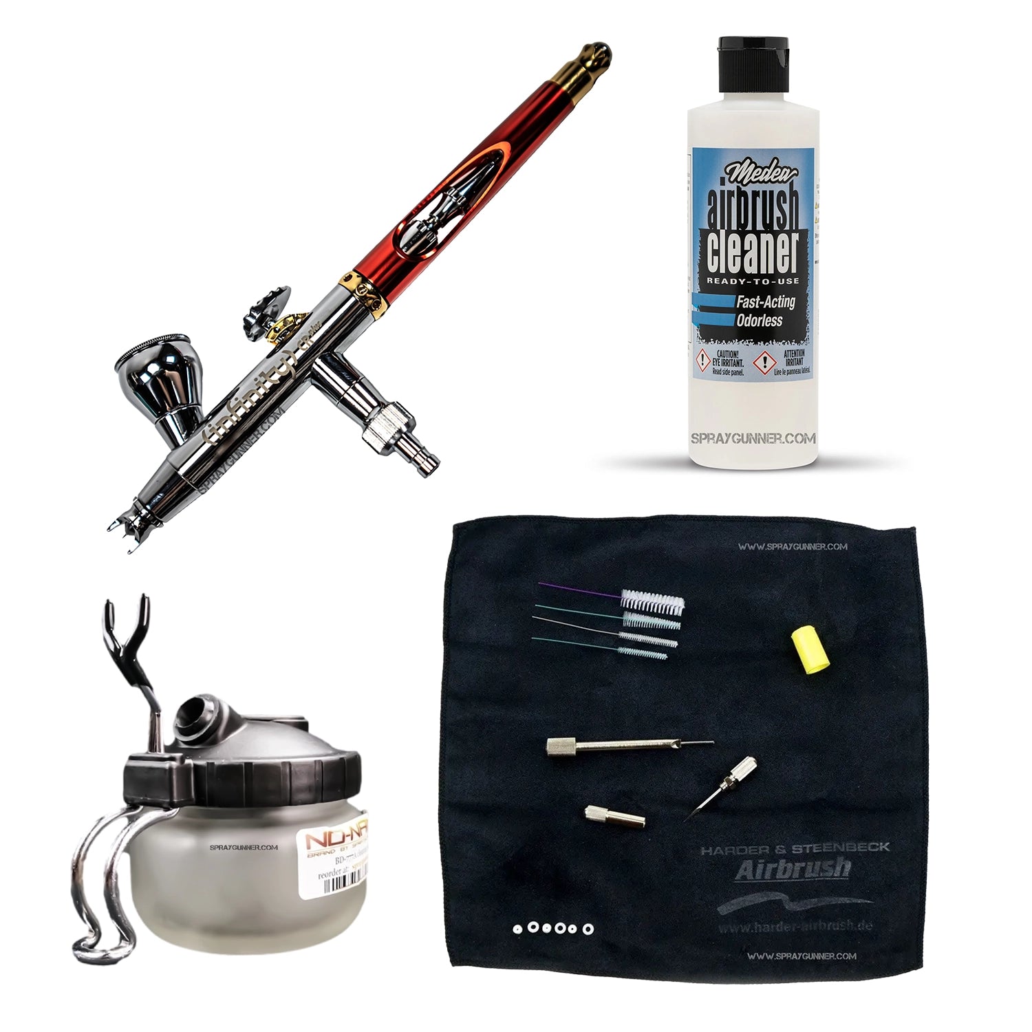 Harder & Steenbeck NEW INFINITY 2024 CRplus Solo airbrush model with options - SprayGunner