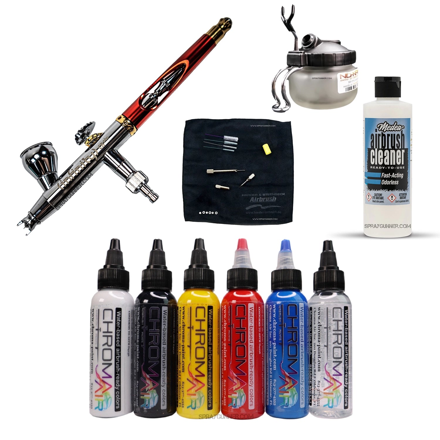 Harder & Steenbeck NEW INFINITY 2024 CRplus Solo airbrush model with options - SprayGunner