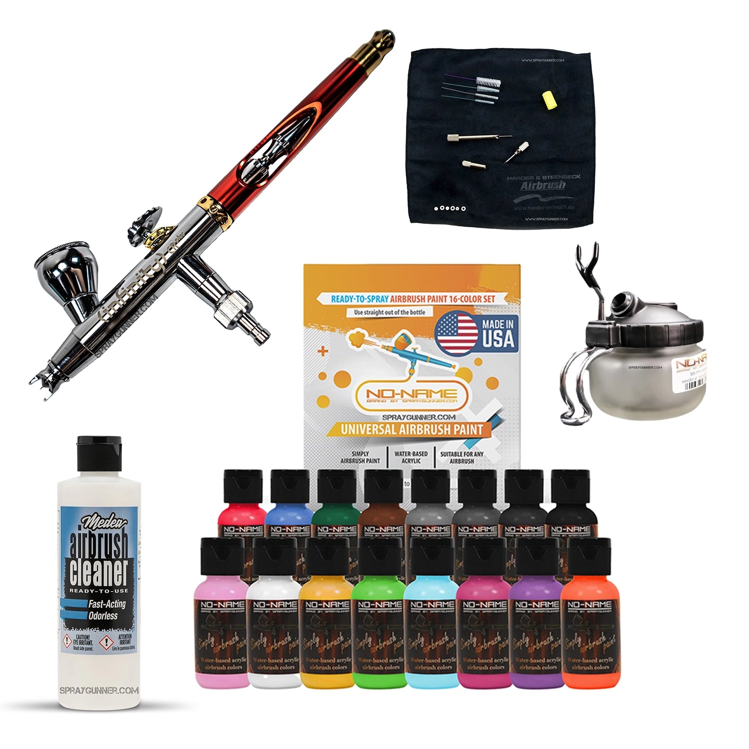 Harder & Steenbeck NEW INFINITY 2024 CRplus Solo airbrush model with options - SprayGunner