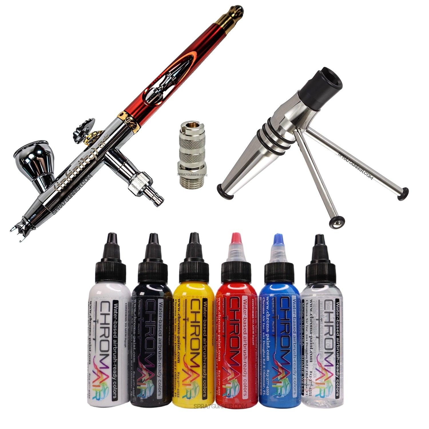 Harder & Steenbeck NEW INFINITY 2024 CRplus Solo airbrush model with options - SprayGunner