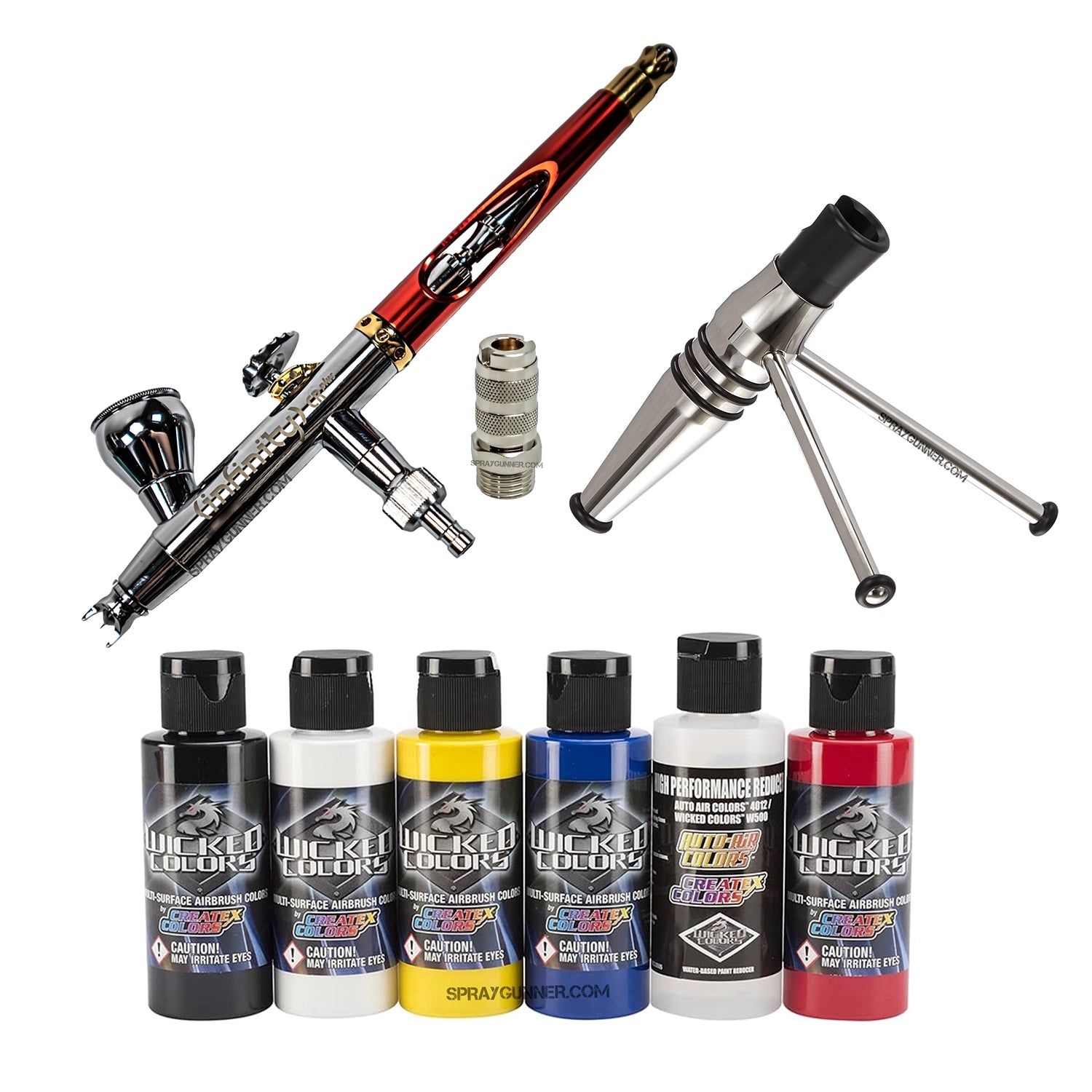 Harder & Steenbeck NEW INFINITY 2024 CRplus Solo airbrush model with options - SprayGunner