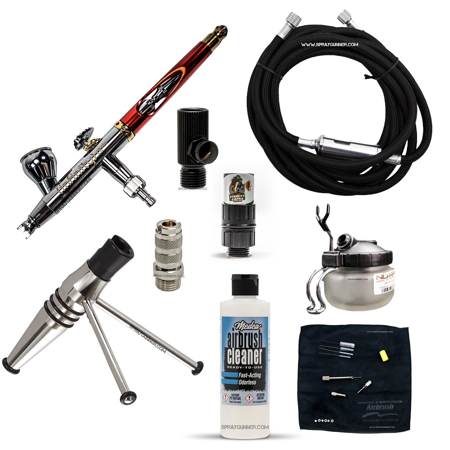 Harder & Steenbeck NEW INFINITY 2024 CRplus Solo airbrush model with options - SprayGunner