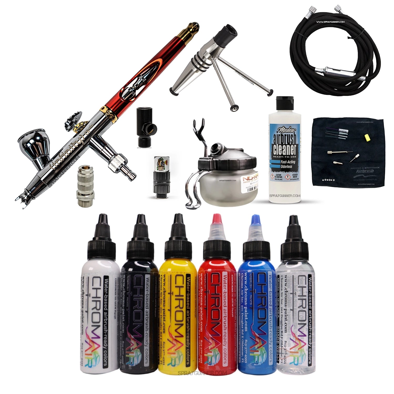 Harder & Steenbeck NEW INFINITY 2024 CRplus Solo airbrush model with options - SprayGunner