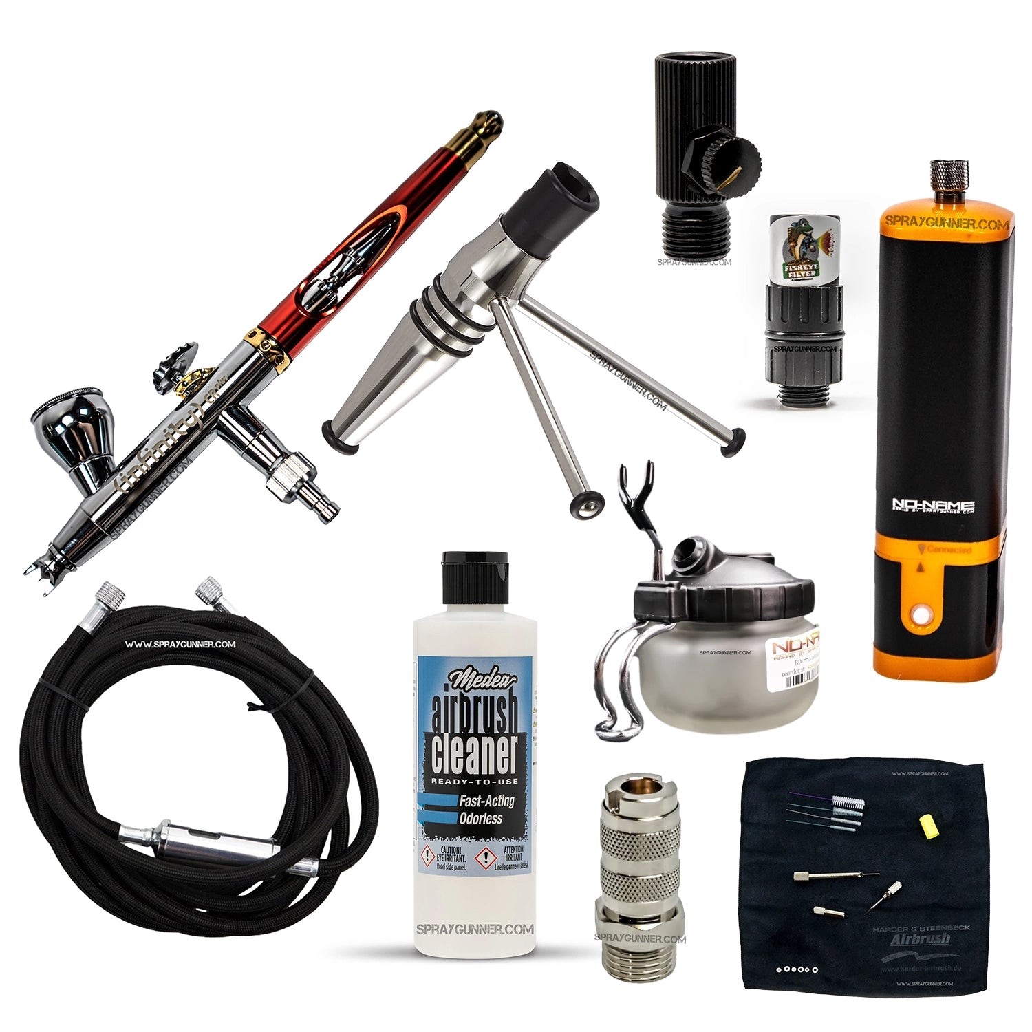 Harder & Steenbeck NEW INFINITY 2024 CRplus Solo airbrush model with options - SprayGunner