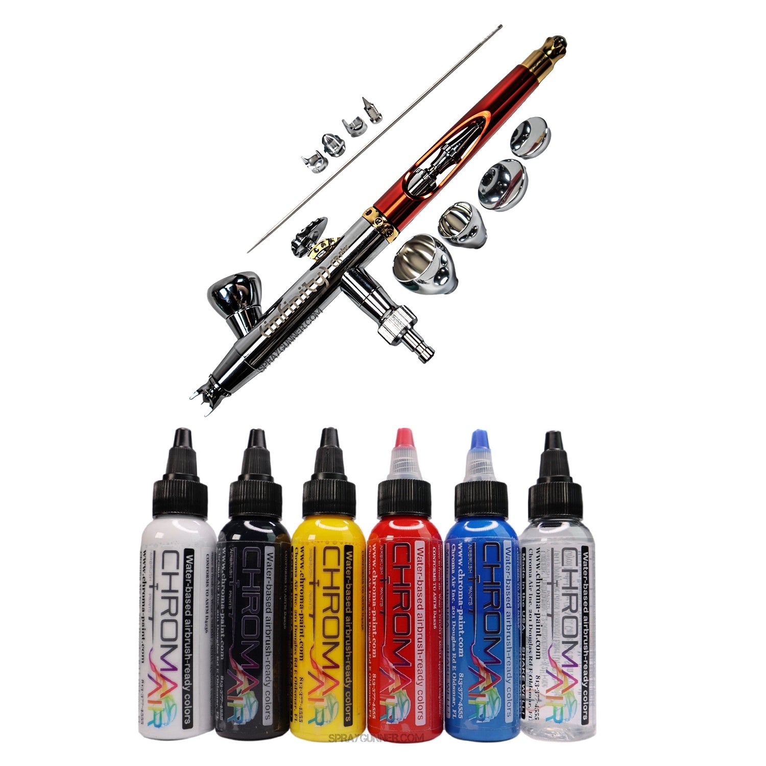 Harder & Steenbeck NEW INFINITY 2024 CRplus 2in1 airbrush model with options - SprayGunner