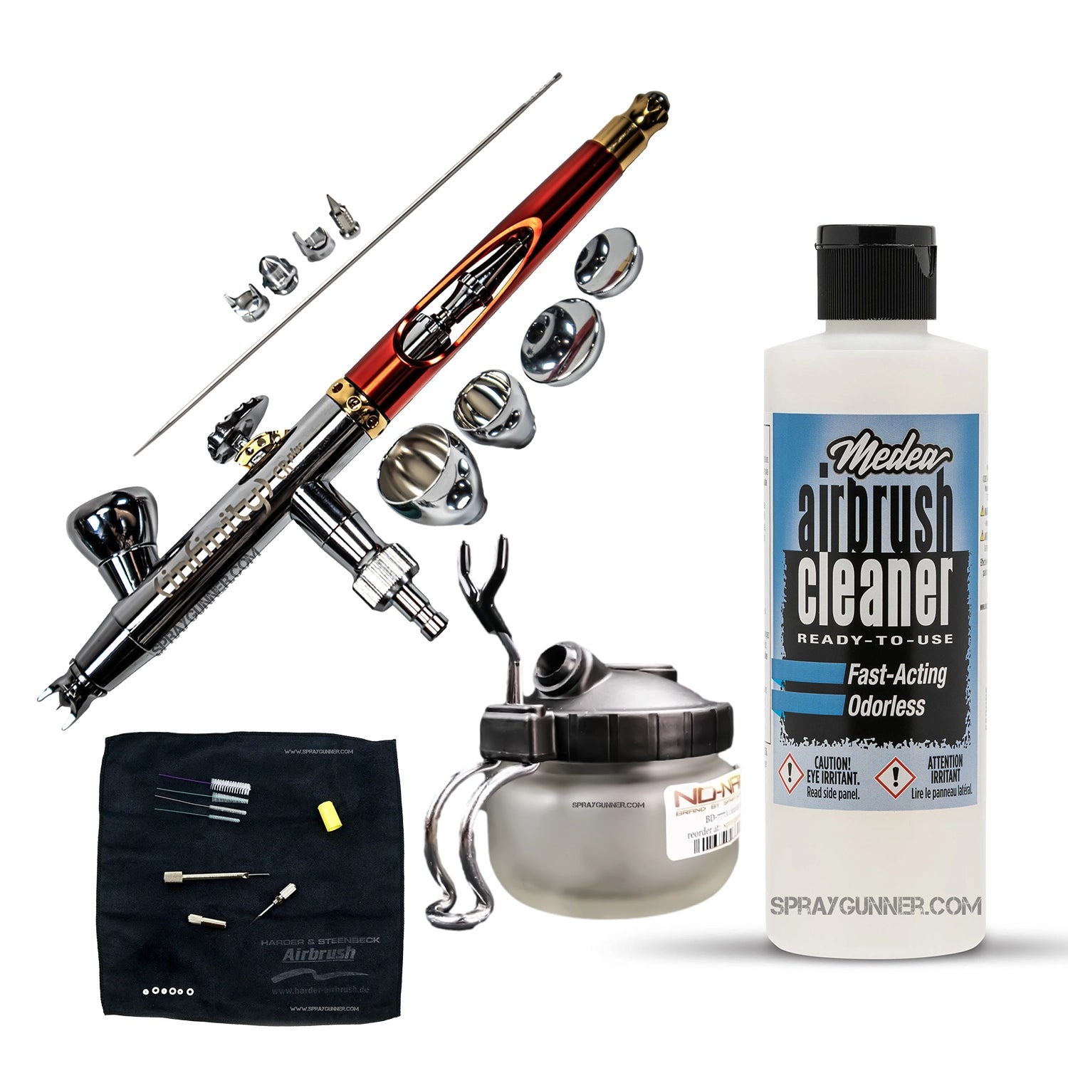 Harder & Steenbeck NEW INFINITY 2024 CRplus 2in1 airbrush model with options - SprayGunner