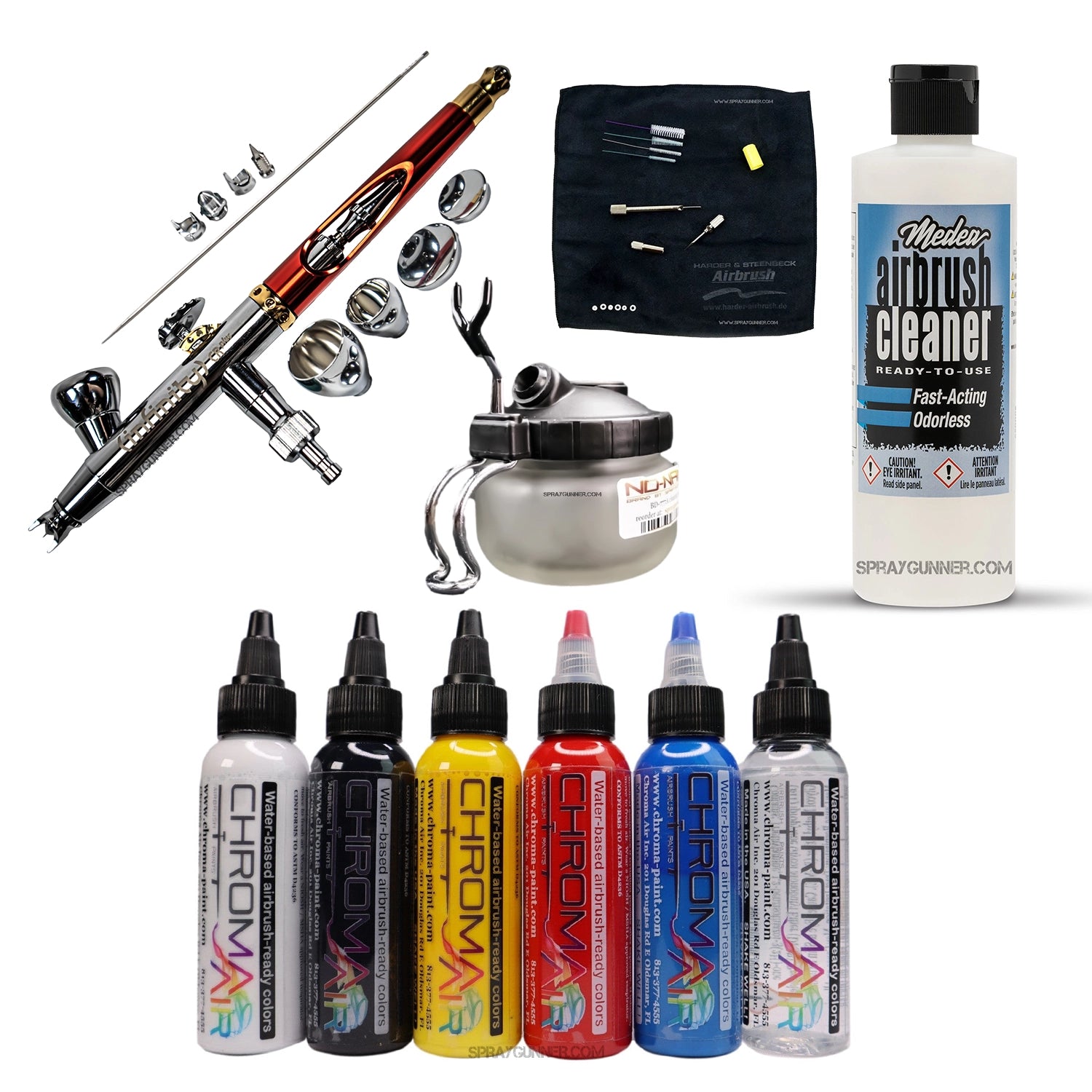 Harder & Steenbeck NEW INFINITY 2024 CRplus 2in1 airbrush model with options - SprayGunner