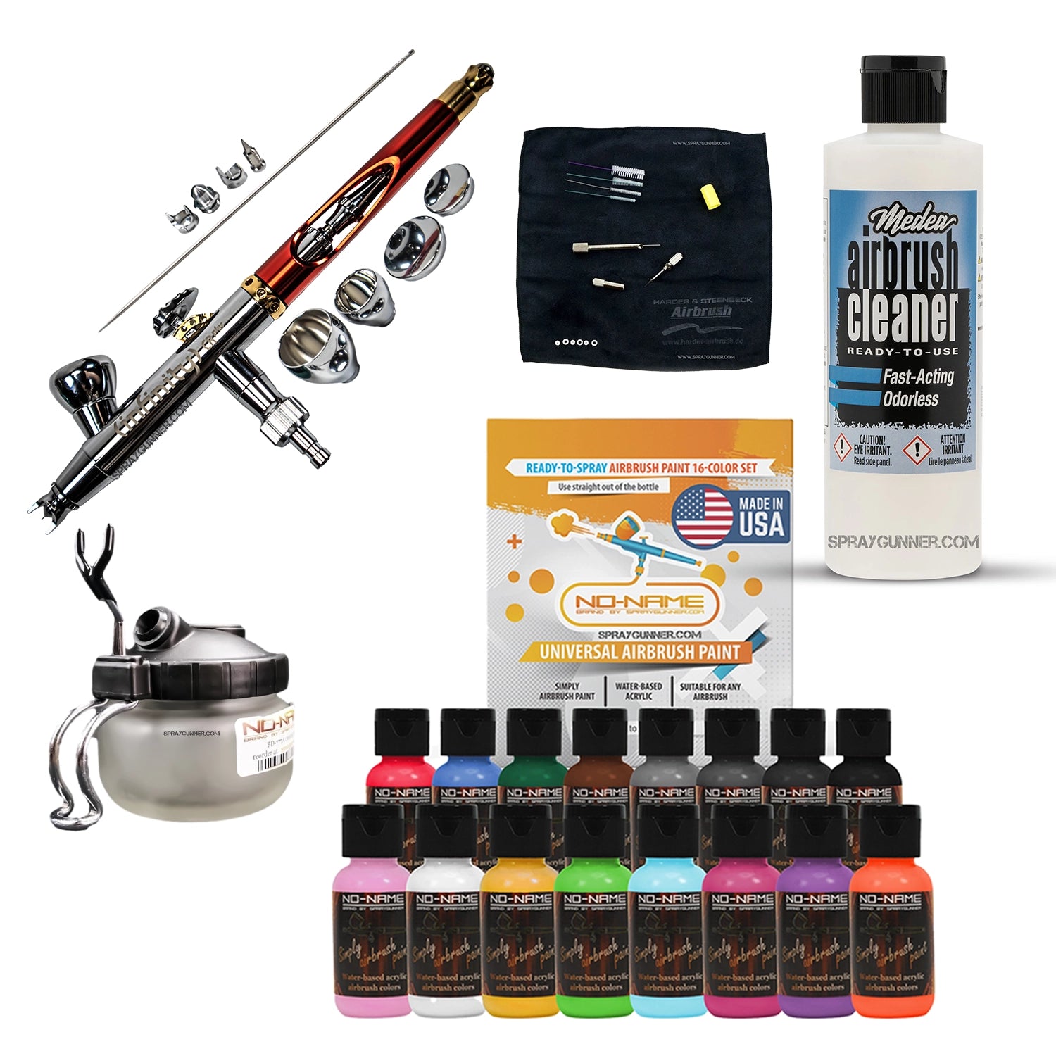 Harder & Steenbeck NEW INFINITY 2024 CRplus 2in1 airbrush model with options - SprayGunner