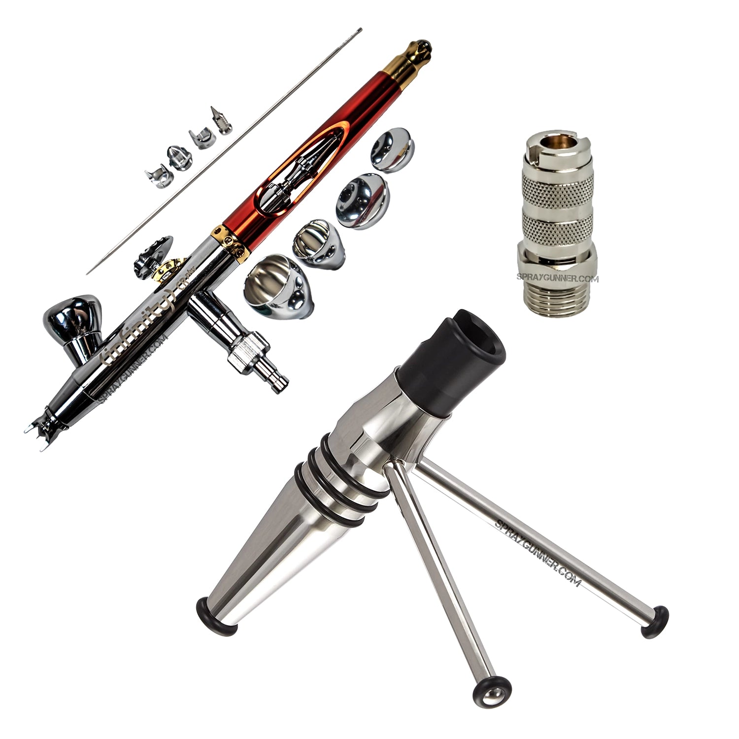 Harder & Steenbeck NEW INFINITY 2024 CRplus 2in1 airbrush model with options - SprayGunner