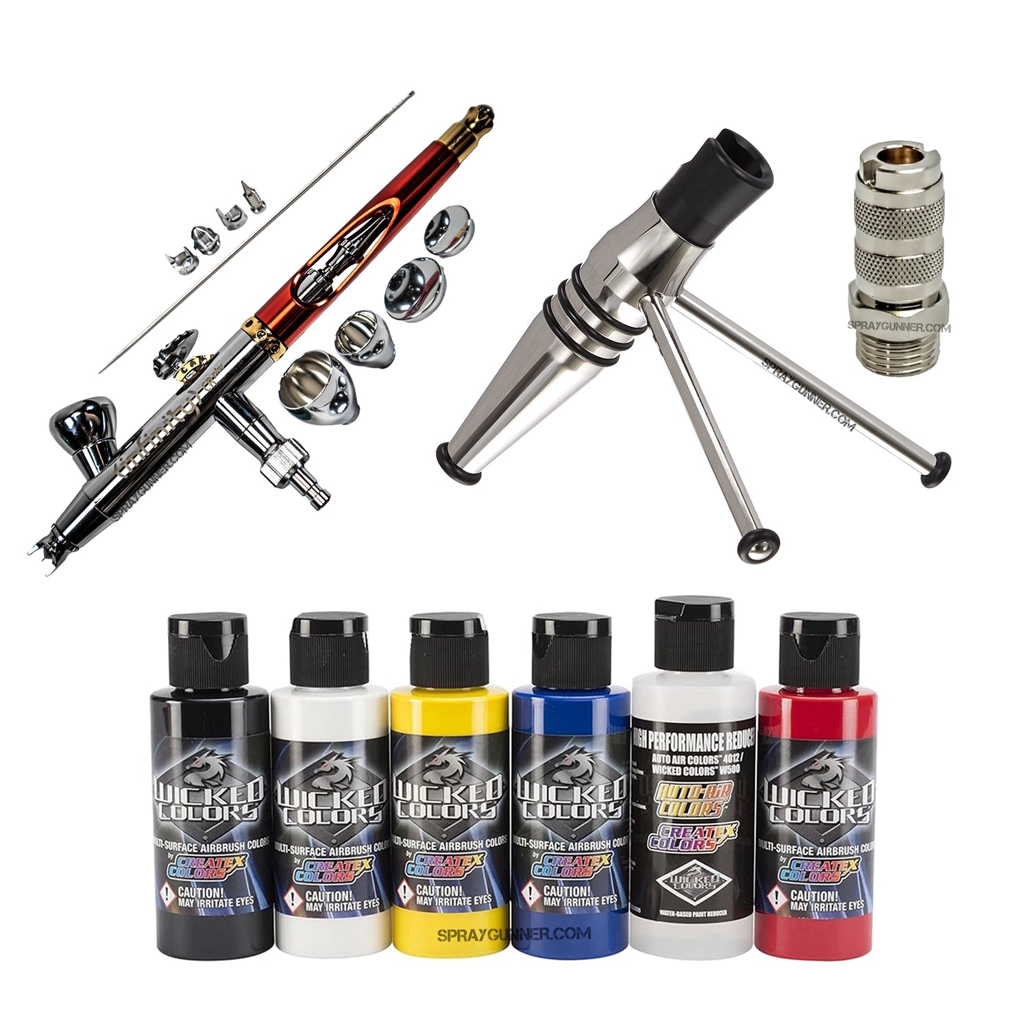 Harder & Steenbeck NEW INFINITY 2024 CRplus 2in1 airbrush model with options - SprayGunner
