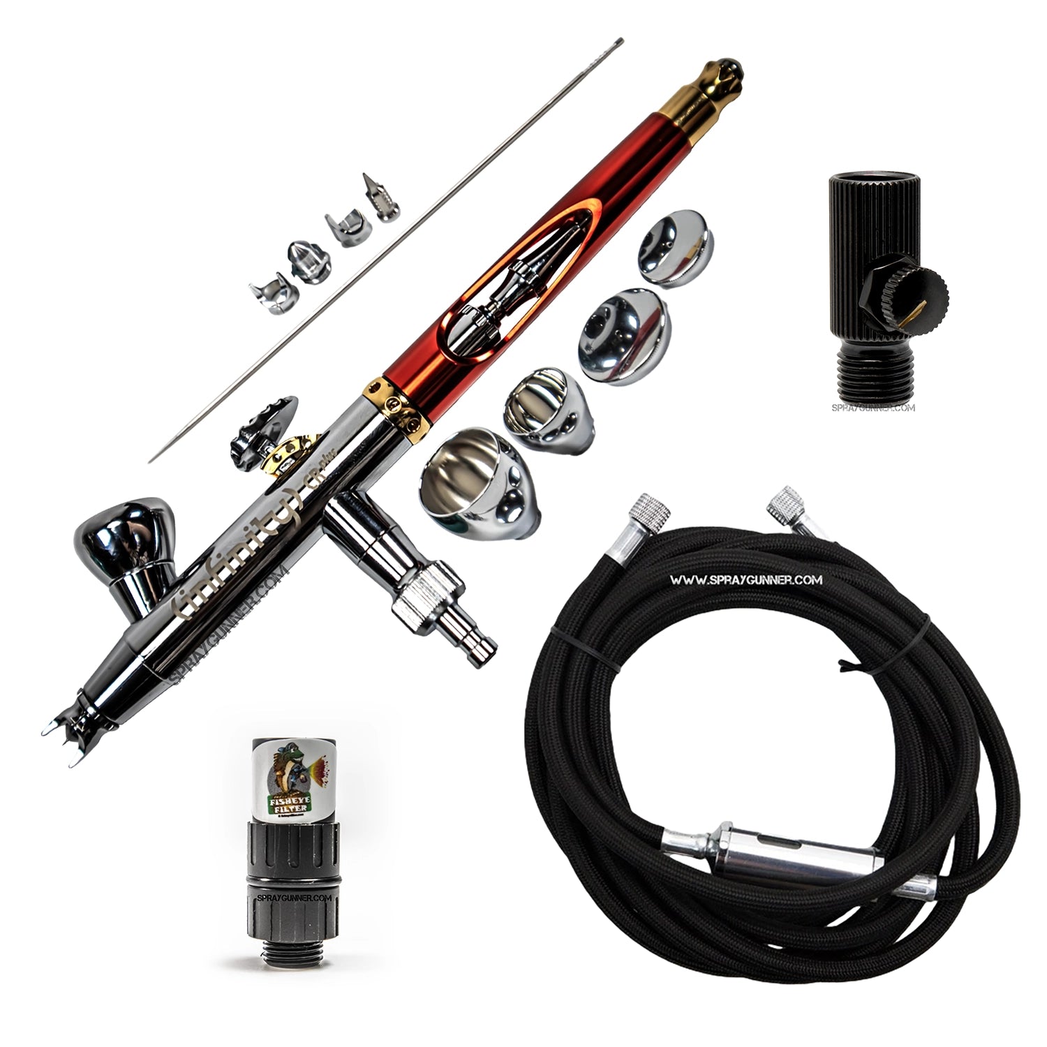 Harder & Steenbeck NEW INFINITY 2024 CRplus 2in1 airbrush model with options - SprayGunner