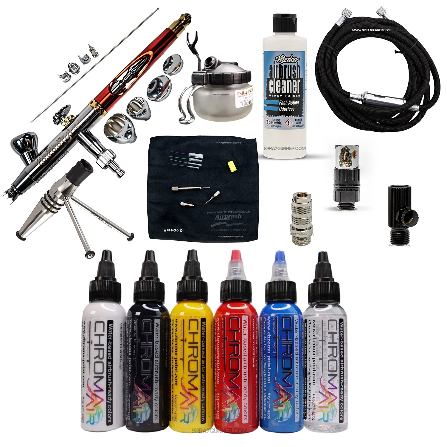 Harder & Steenbeck NEW INFINITY 2024 CRplus 2in1 airbrush model with options - SprayGunner