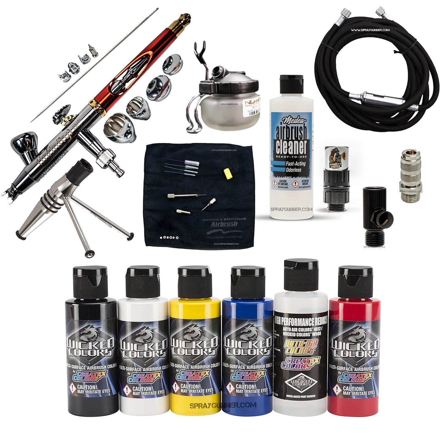 Harder & Steenbeck NEW INFINITY 2024 CRplus 2in1 airbrush model with options - SprayGunner