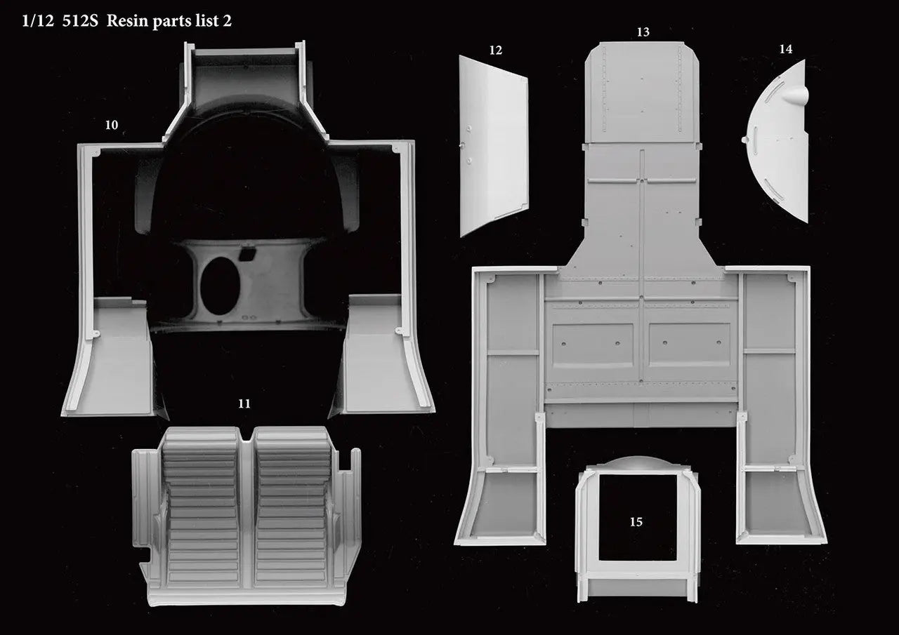 MODEL FACTORY HIRO: 1/12scale Fulldetail Kit : 512S - SprayGunner