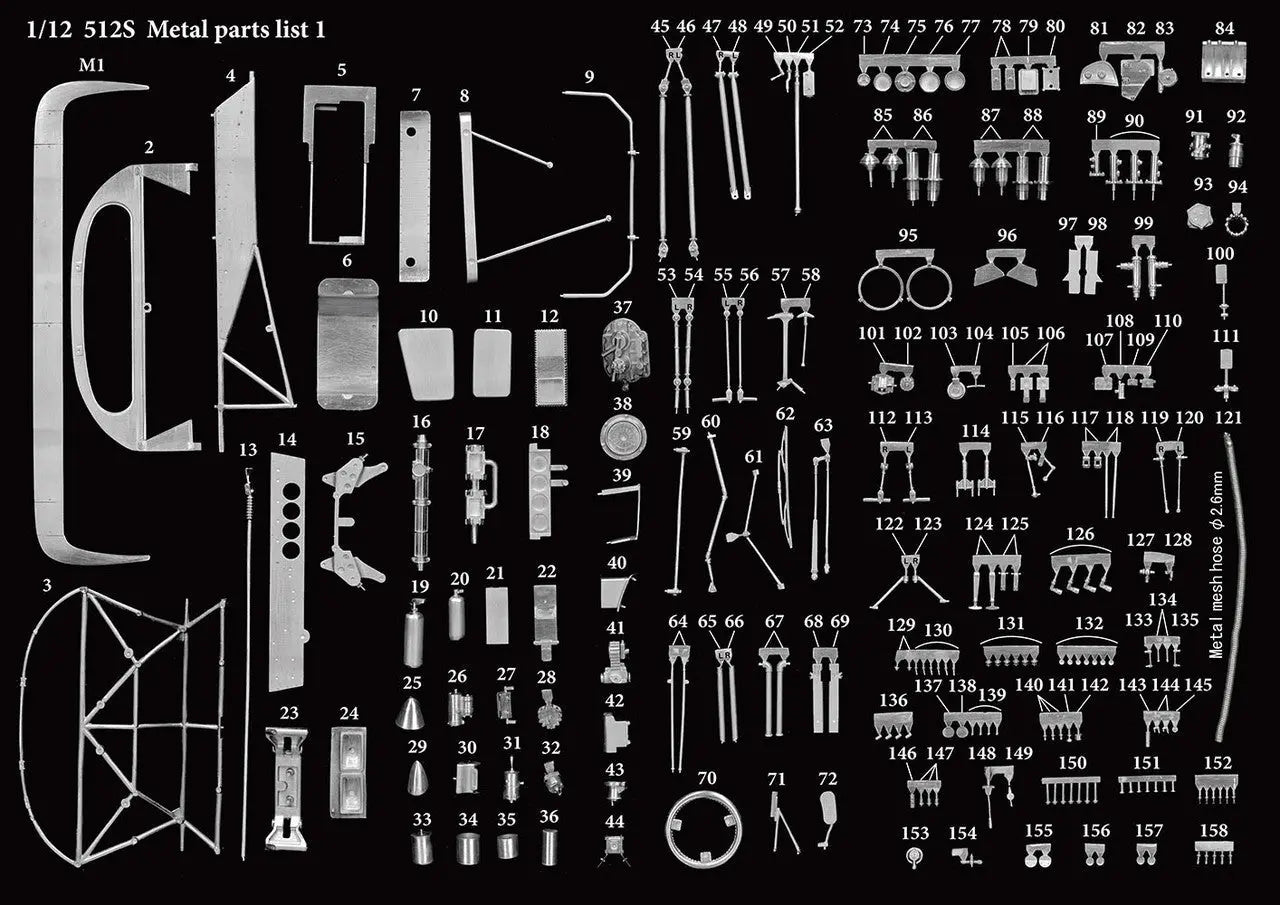 MODEL FACTORY HIRO: 1/12scale Fulldetail Kit : 512S - SprayGunner