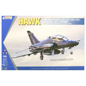 1/32 Hawk 100 Series Advanced Jet Trainer Model Kit Kinetic Model