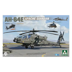 1/35 AH-64E Apache Guardian Attack Helicopter Model Kit TAKOM