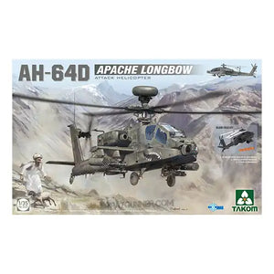 1/35 AH-64D Apache Longbow Attack Helicopter Model Kit