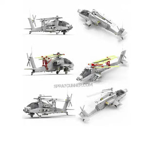 1/35 AH-64D Apache Longbow Attack Helicopter Model Kit TAKOM