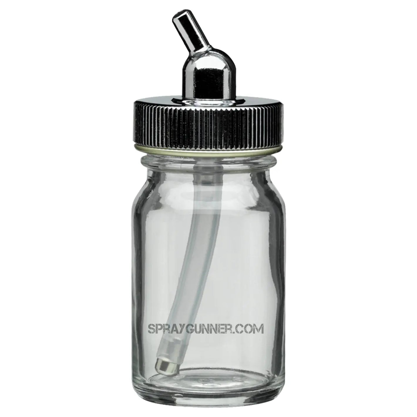 Iwata Glass Bottle with Metal Adaptor Cap (0.68 oz / 20 ml) Iwata
