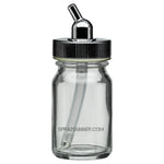 Iwata Glass Bottle with Metal Adaptor Cap (0.68 oz / 20 ml) Iwata