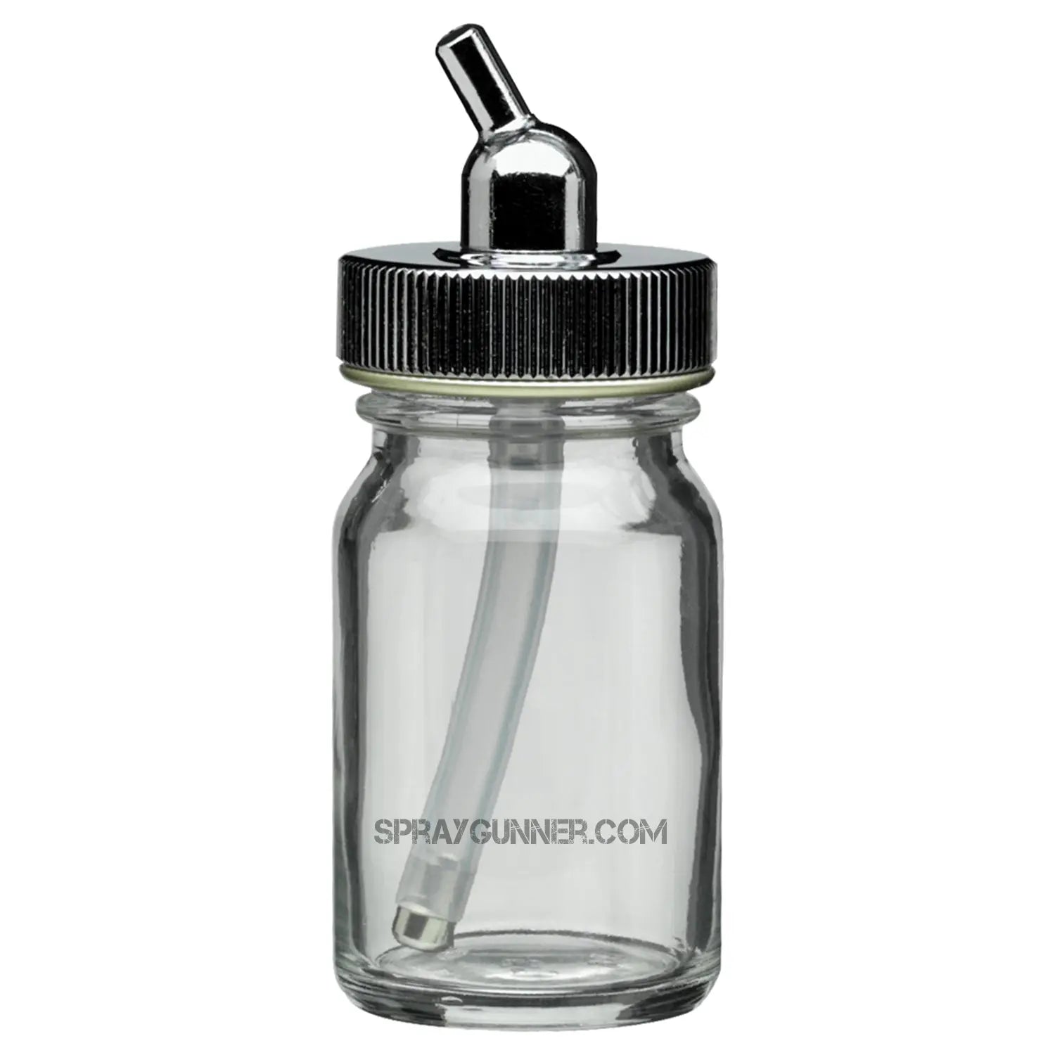 Iwata Glass Bottle with Metal Adaptor Cap (0.68 oz / 20 ml) Iwata