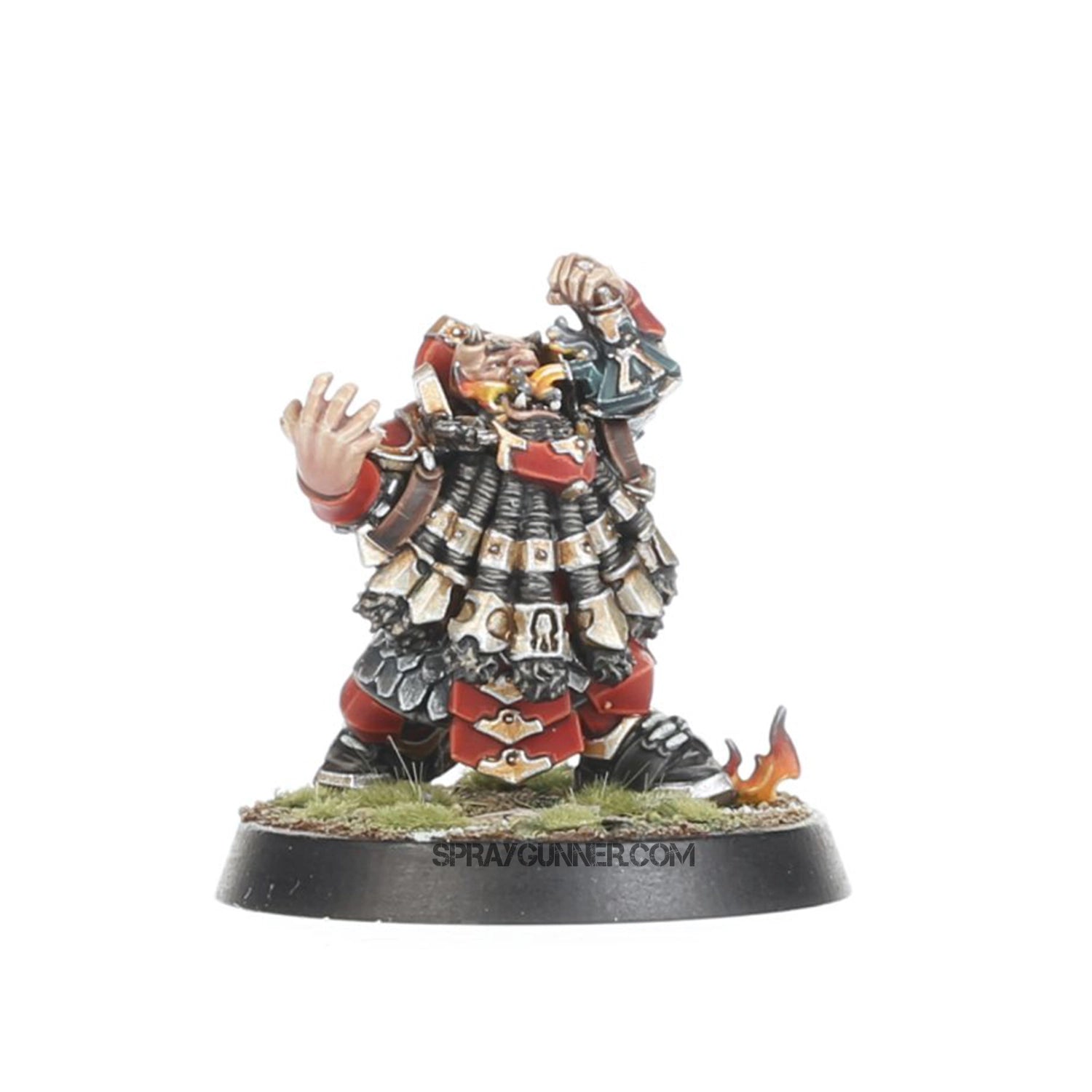Games Workshop Citadel: Chaos Dwarf Blood Bowl Team: The Zharr-Naggrund Ziggurats - SprayGunner