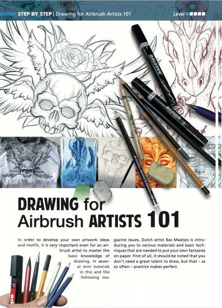 AIRBRUSH STEP BY STEP ASBS MAGAZINE 01/21 - SprayGunner