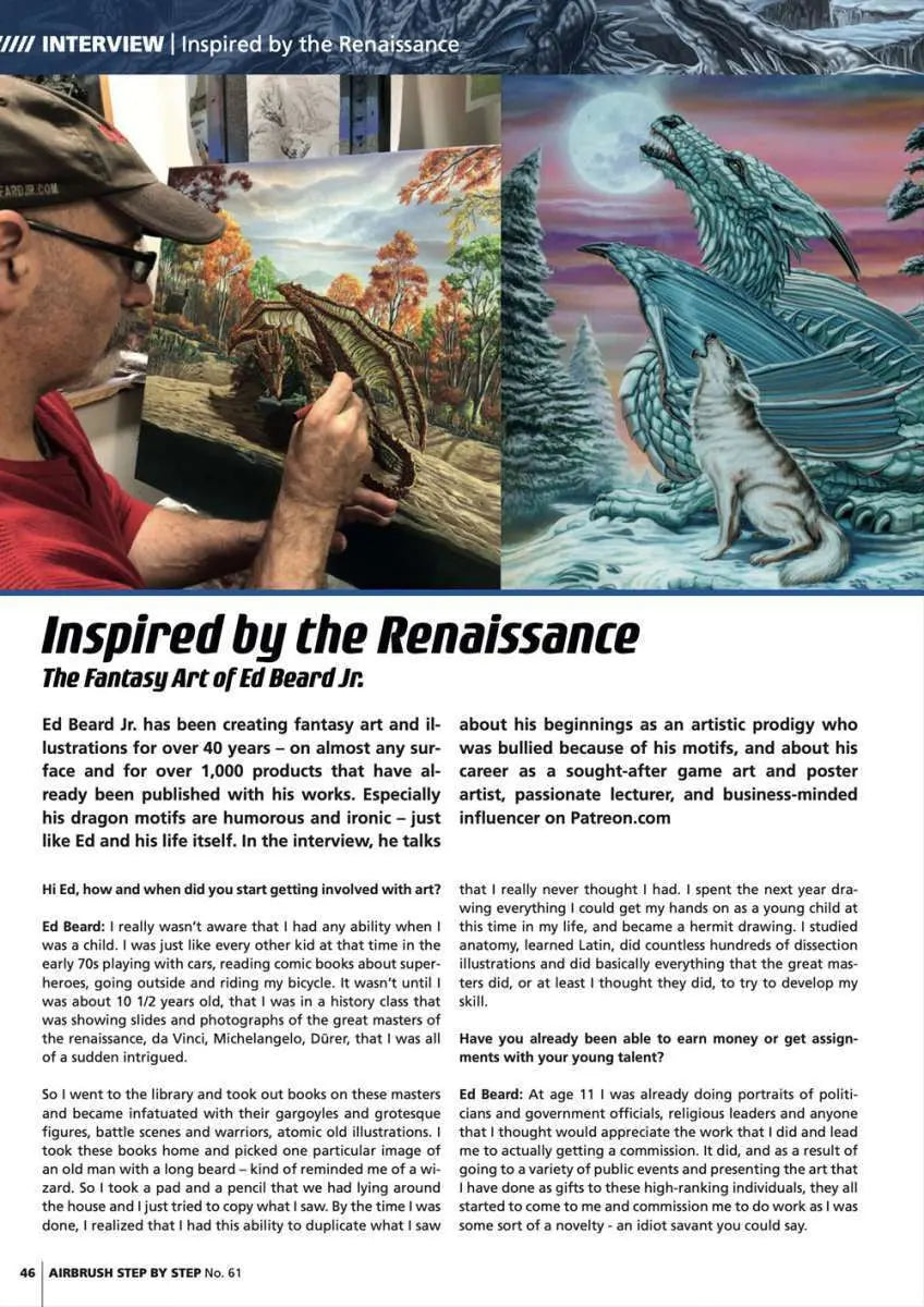 Airbrush Step By Step Magazine 04/21 - SprayGunner