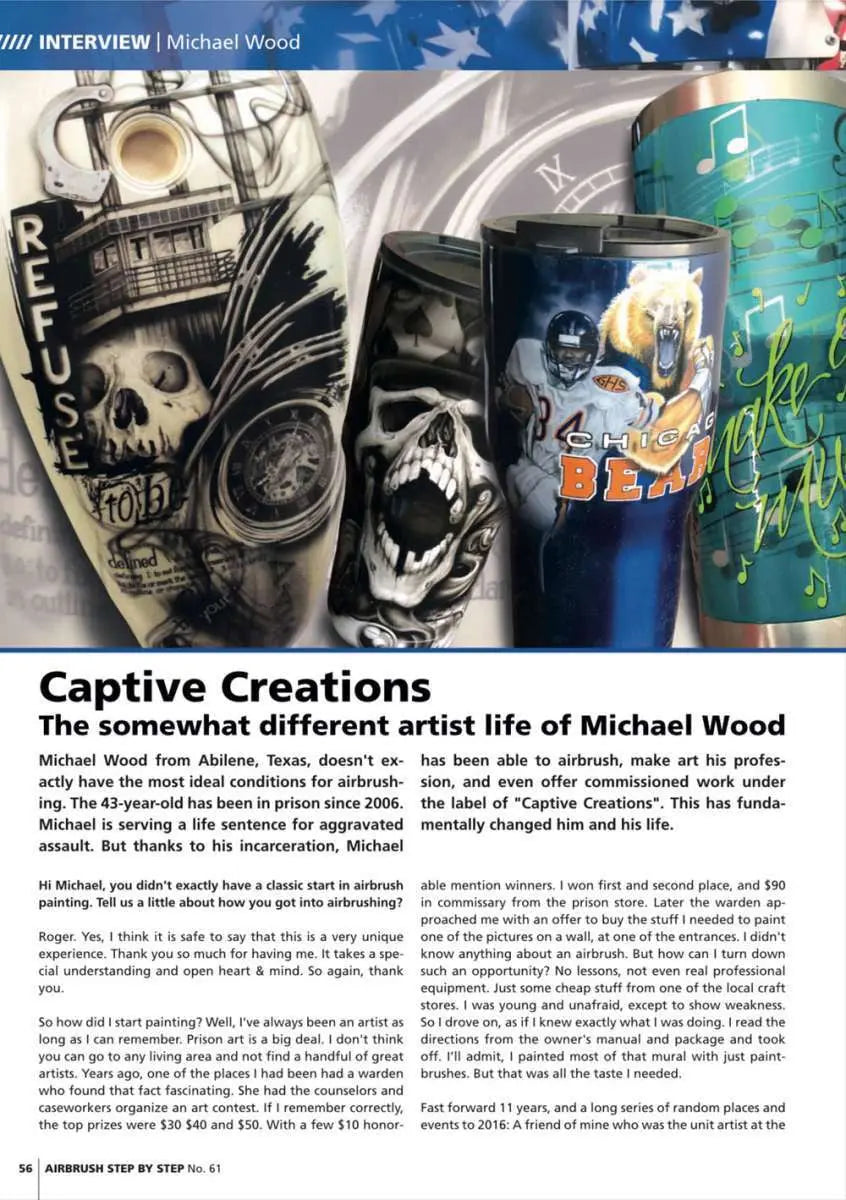 Airbrush Step By Step Magazine 04/21 - SprayGunner