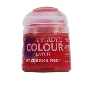 Citadel Colour: Layer WAZDAKKA RED (12ml) Games Workshop