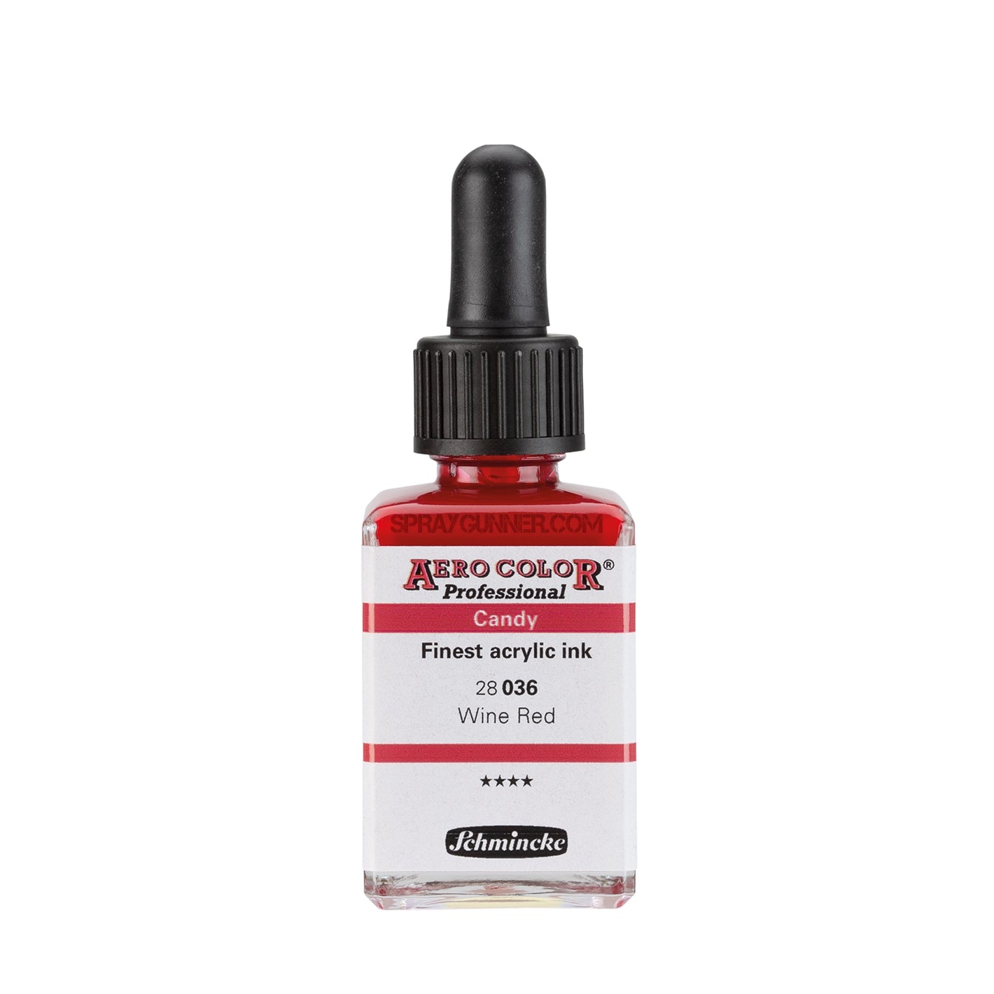 Schmincke AERO COLOR Professional Acrylic Ink Candy Color: Wine Red 28 ml - SprayGunner