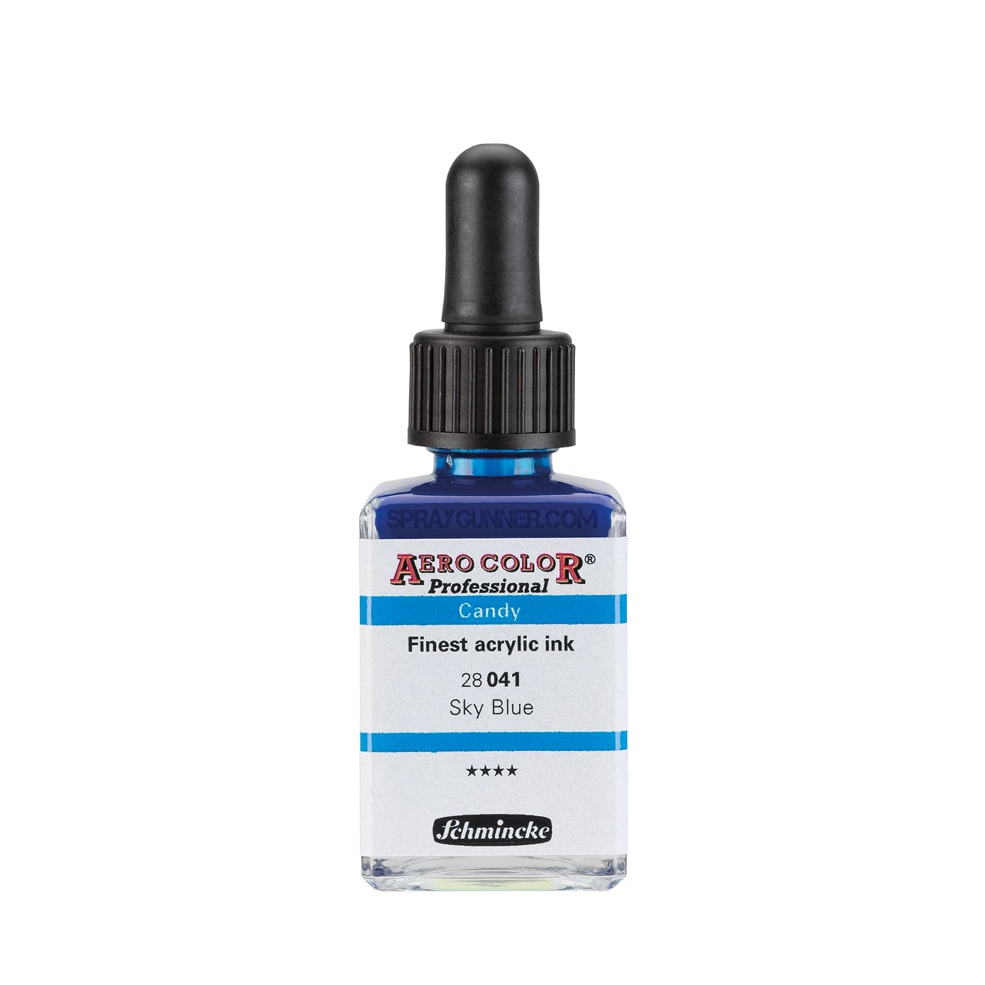 Schmincke AERO COLOR Professional Acrylic Ink Candy Color: Sky Blue 28 ml - SprayGunner