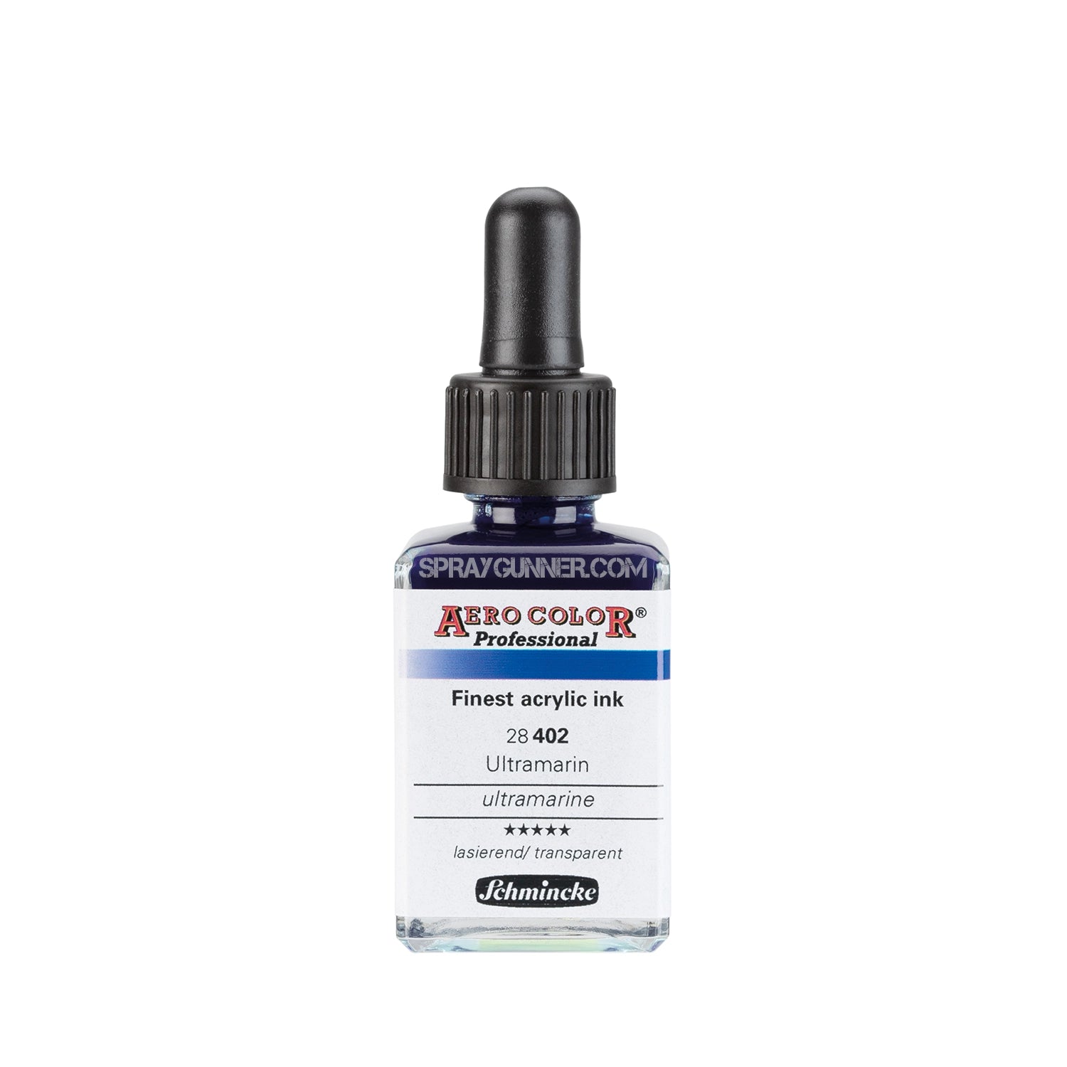 Schmincke AERO COLOR Professional Acrylic Ink: Ultramarine 28 ml - SprayGunner