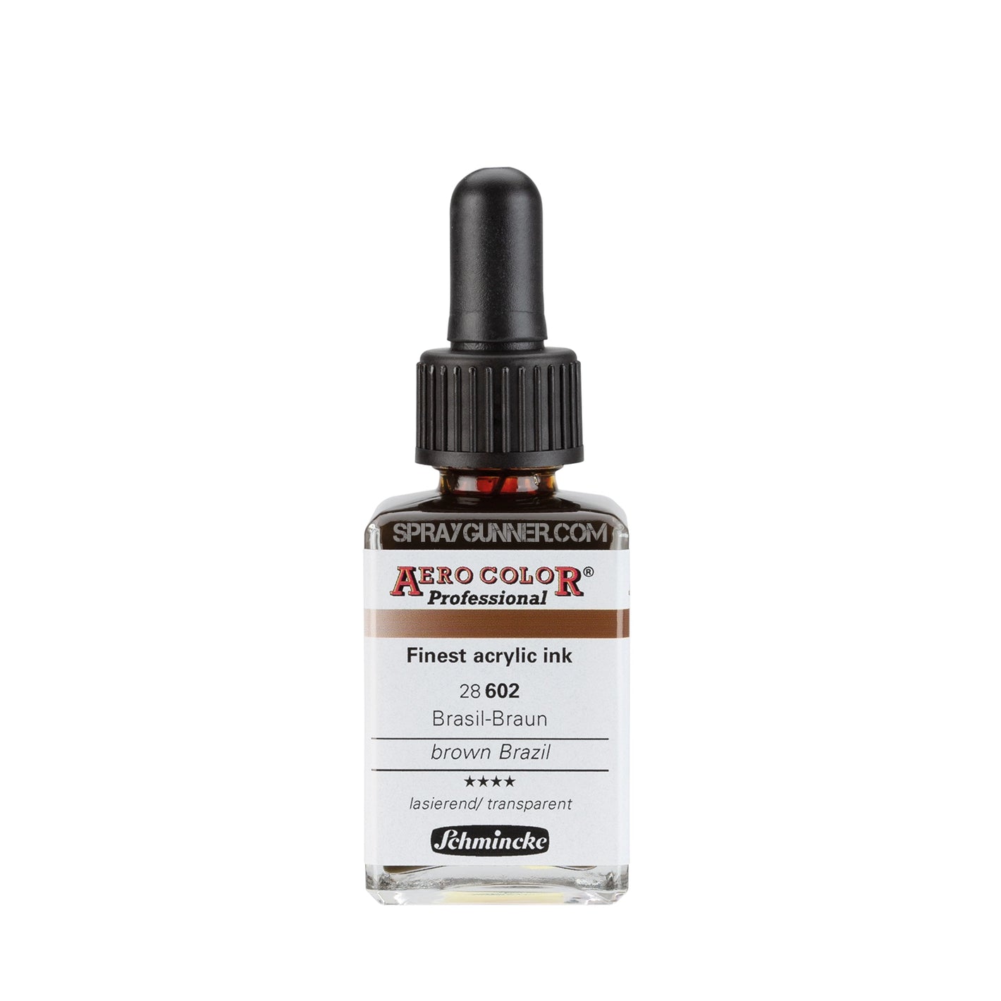 Schmincke AERO COLOR Professional Acrylic Ink: Brown Brazil 28 ml - SprayGunner