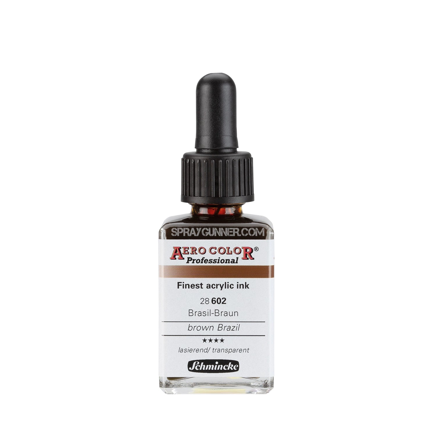 Schmincke AERO COLOR Professional Acrylic Ink: Brown Brazil 28 ml - SprayGunner