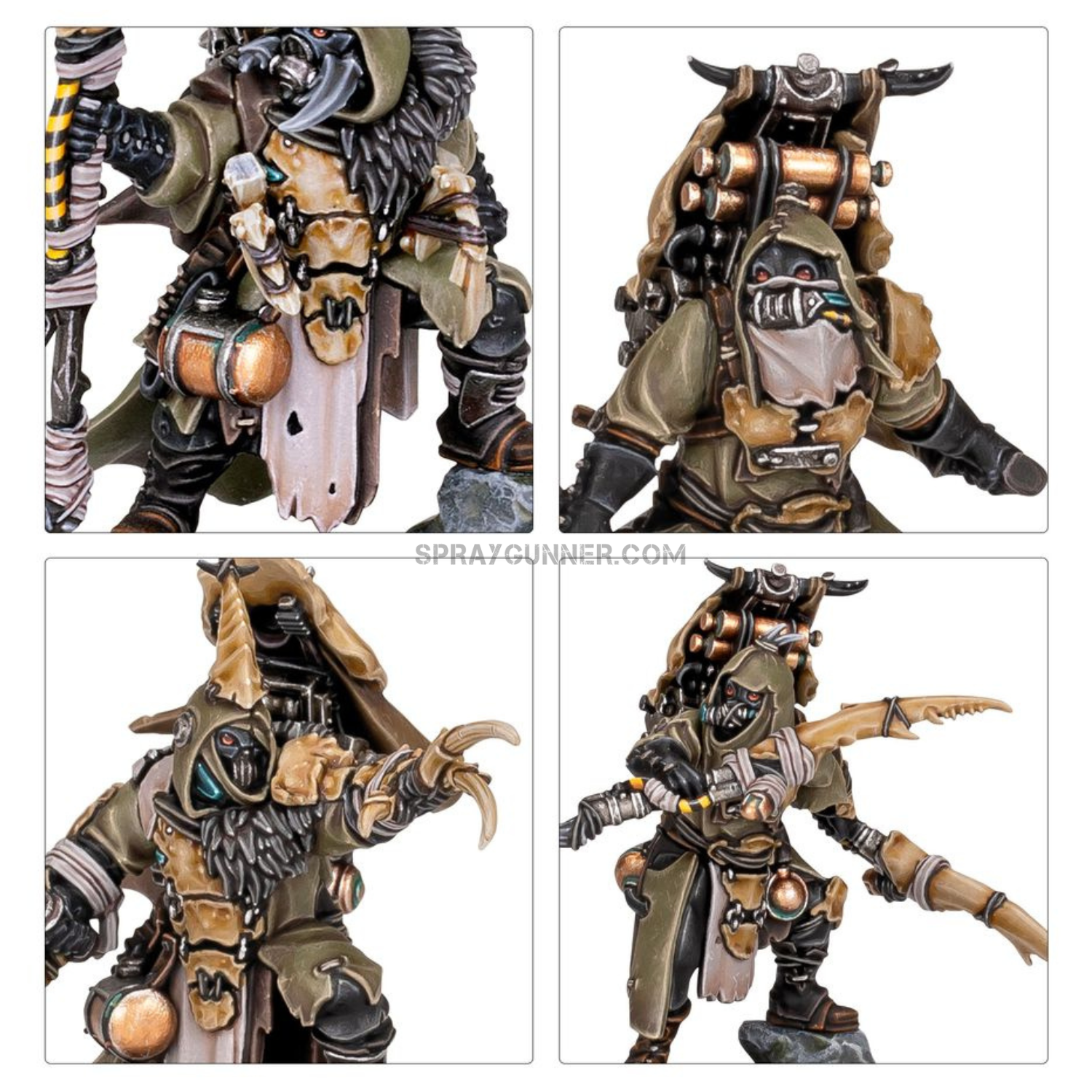 Sha'dar Hunters and Arthromite Spinewyrms are included in the 40k scale model kit for Warhammer 40k Necromunda. comes with intricate figurines for tabletop combat.