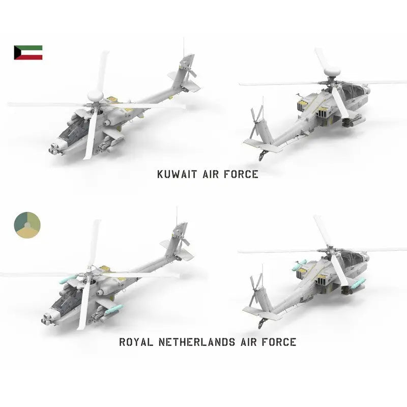 1/35 D" Of the World AH-64D Attack Helicopter (Limited Edition) Model Kit - SprayGunner