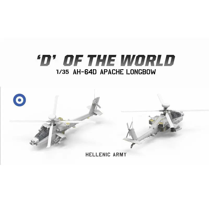 1/35 D" Of the World AH-64D Attack Helicopter (Limited Edition) Model Kit - SprayGunner