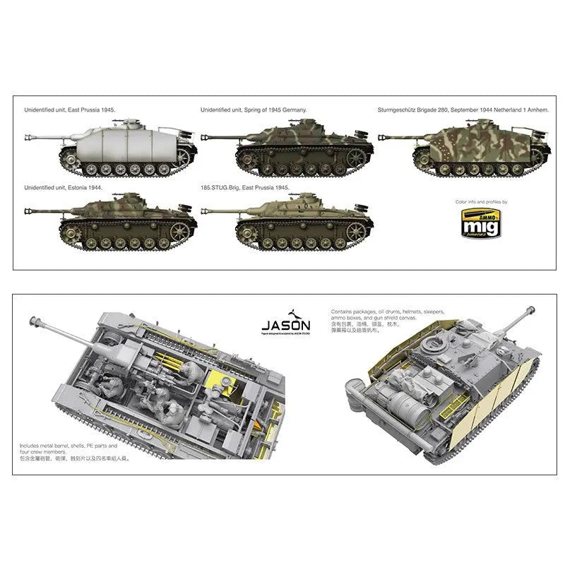Border Models 1/35 StuG III Ausf.G with full Interior and Figures Model Kit - SprayGunner