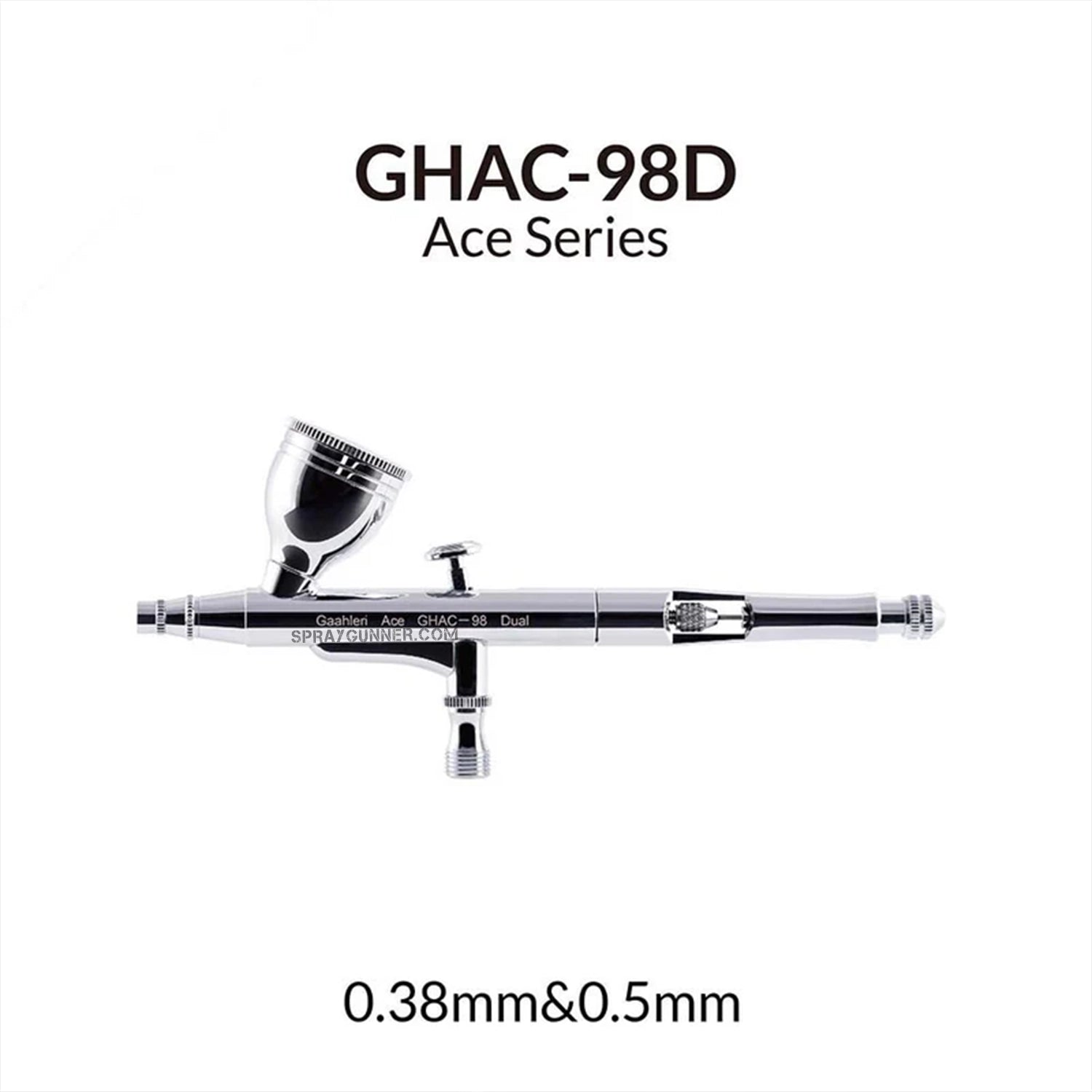 The ergonomic design, smooth airflow, and precise control of the GAAHLERI GHAC-98D Ace Series Airbrush make it ideal for intricate painting projects.