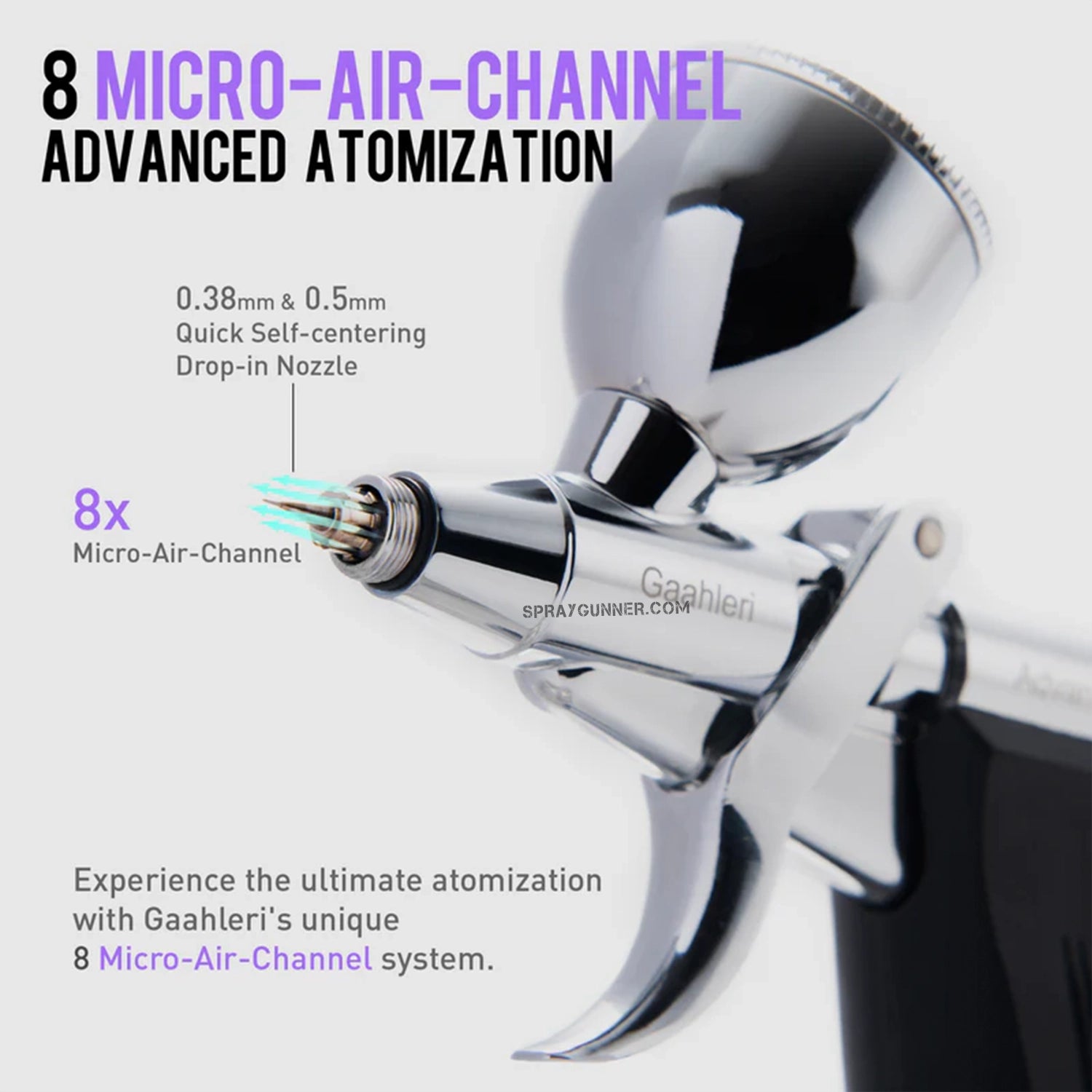 GAAHLERI Advanced Series GHAD-68 Airbrush - SprayGunner