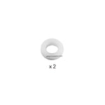GAAHLERI Airbrush White O-Ring for 8-MAC Nozzle - SprayGunner