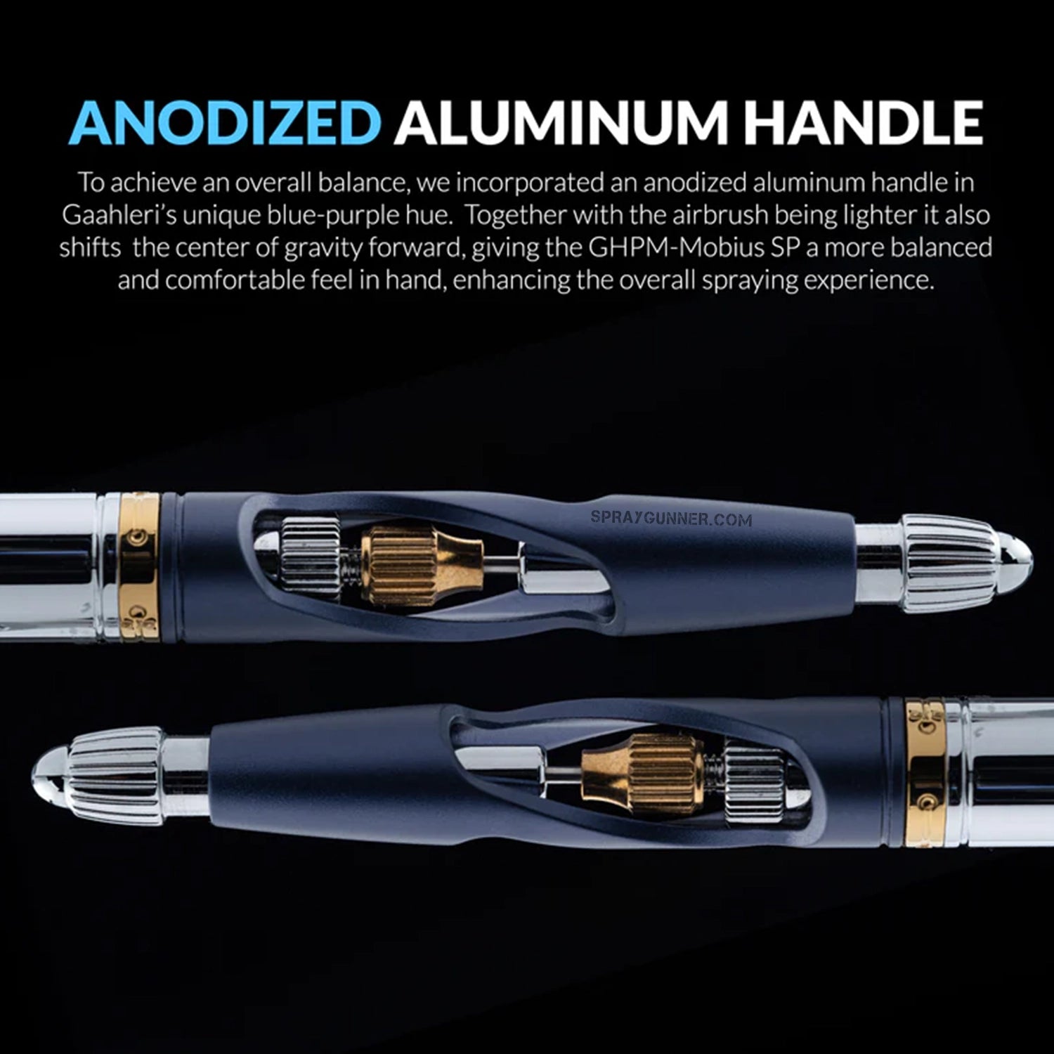 GAAHLERI Premium Series GHPM-Mobius SP 0.3 & 0.5 mm Airbrush - SprayGunner