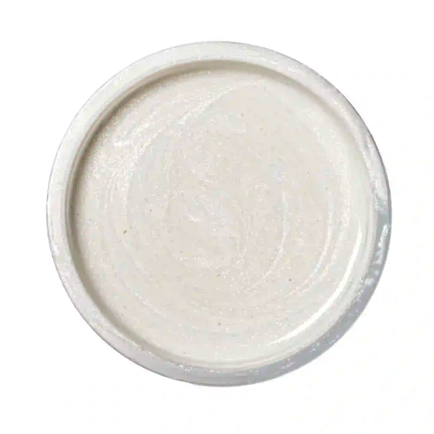 Createx Auto-Air Colors Metallic White Coarse 4331 airbrush paint in 1-gallon size, featuring a shimmering white acrylic finish. Discontinued item available at Spraygunner.com.