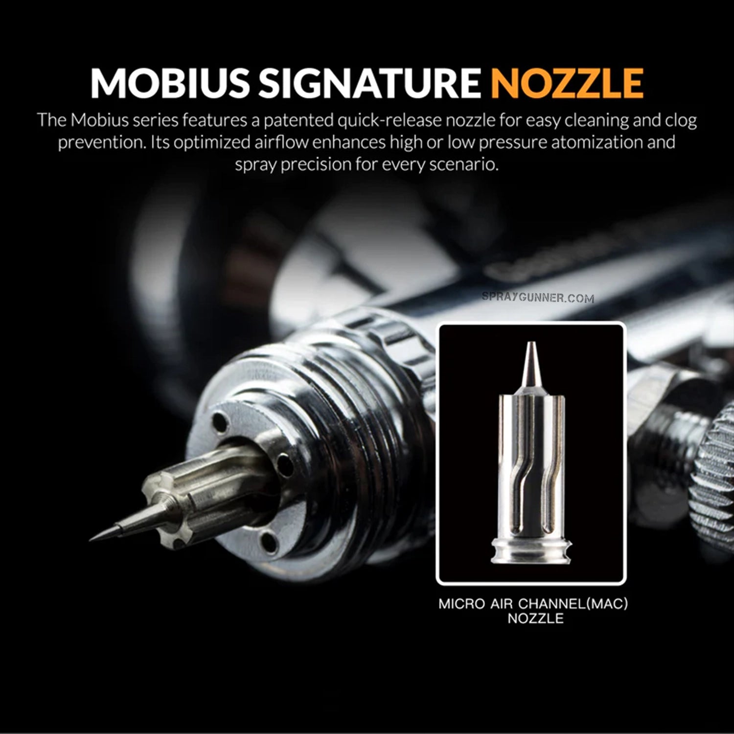 GAAHLERI Premium Series GHPM-Mobius TG Airbrush - SprayGunner